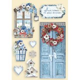 Stamperia Winter Tales Door & Window Wooden Shapes A5 (KLSP103)