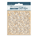 Stamperia Winter Tales Decorative Chips Ramage (SCB65)*