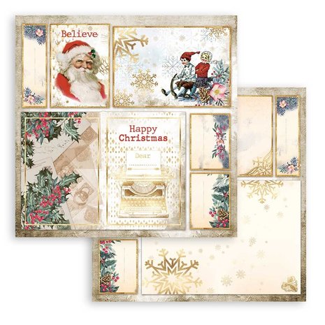Stamperia Romantic Christmas 12x12 Inch Paper Pack (SBBL96) Stamperia Romantic Christmas 12x12 Inch Paper Pack (SBBL96)