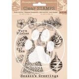 Stamperia Romantic Christmas Clear Stamps (WTK157)*