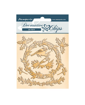 Stamperia Romantic Christmas Decorative Chips Garland (SCB101)*