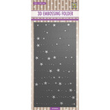 Nellie Snellen Stars & Dots Slimline 3D Embossing Folder (EF3D033)