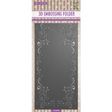 Nellie Snellen Curs-Stars Frame Slimline 3D Embossing Folder (EF3D035)*