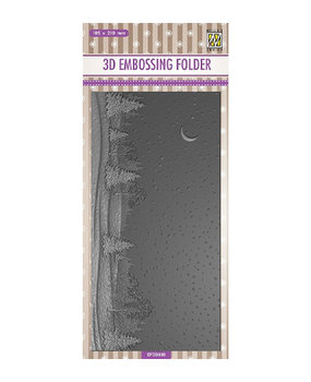 Nellie Snellen Snowy Landscape Slimline 3D Embossing Folder (EF3D036) Nellie Snellen Snowy Landscape Slimline 3D Embossing Folder (EF3D036)
