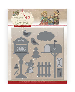 Yvonne Creations Have a Mice Christmas Christmas Mouse Letters Die (YCD10251) Yvonne Creations Have a Mice Christmas Christmas Mouse Letters Die (YCD10251)