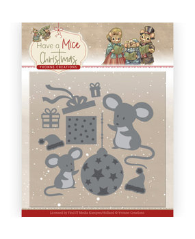 Yvonne Creations Have a Mice Christmas Christmas Mouse Gift Die (YCD10252) Yvonne Creations Have a Mice Christmas Christmas Mouse Gift Die (YCD10252)