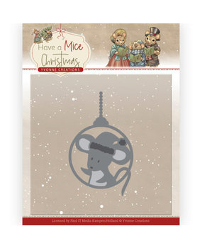Yvonne Creations Have a Mice Christmas Christmas Mouse Bauble Die (YCD10253) Yvonne Creations Have a Mice Christmas Christmas Mouse Bauble Die (YCD10253)