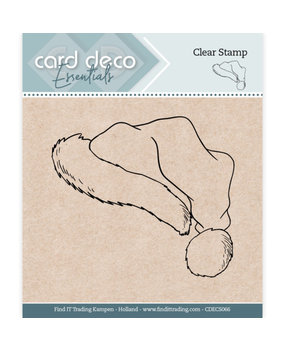 Card Deco Clear Stamp Santa Hat (CDECS066)