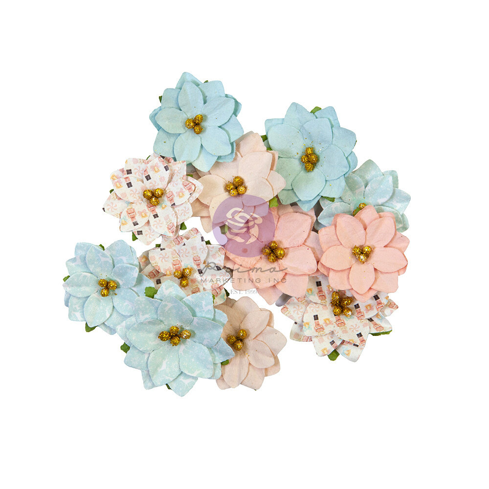 Prima Marketing Inc Christmas Sparkle Flowers Peppermint Sweet (655341) Prima Marketing Inc Christmas Sparkle Flowers Peppermint Sweet (655341)