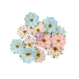 Prima Marketing Inc Christmas Sparkle Flowers Peppermint Sweet (655341)