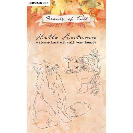 Studio Light Beauty of Fall Foxes Clear Stamps (SL-BF-STAMP61) Studio Light Beauty of Fall Foxes Clear Stamps (SL-BF-STAMP61)