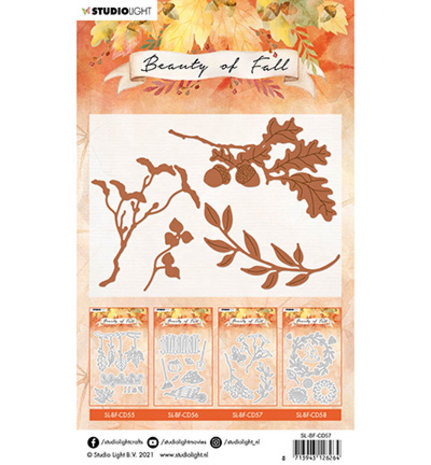 Studio Light Beauty of Fall Snijmal Autumn Leaves (SL-BF-CD57)