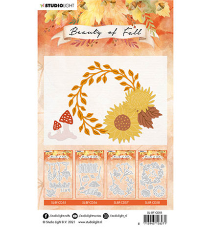 Studio Light Beauty of Fall Snijmal Wreath of Leaves (SL-BF-CD58) Studio Light Beauty of Fall Snijmal Wreath of Leaves (SL-BF-CD58)