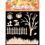 Studio Light Beauty of Fall Falling Leaves Masking Stencil (SL-BF-MASK34)*