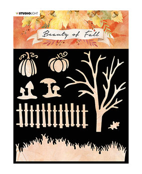 Studio Light Beauty of Fall Falling Leaves Masking Stencil (SL-BF-MASK34)*