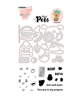 Studio Light Missees Pets Dog Clear Stamp & Snijmal (KJ-MBKJ-SCD04)* Studio Light Missees Pets Dog Clear Stamp & Snijmal (KJ-MBKJ-SCD04)*