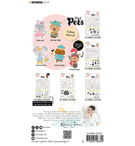 Studio Light Missees Pets Accessoires Clear Stamp & Snijmal (KJ-MBKJ-SCD07)