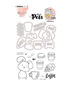 Studio Light Missees Complete Pets Bunny Clear Stamp & Snijmal (KJ-MBKJ-SCD08) Studio Light Missees Complete Pets Bunny Clear Stamp & Snijmal (KJ-MBKJ-SCD08)