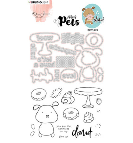 Studio Light Missees Complete Pets Dog Clear Stamp & Snijmal (KJ-MBKJ-SCD09)