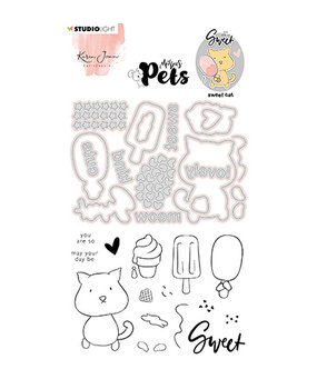 Studio Light Missees Complete Pets Cat Clear Stamp & Snijmal (KJ-MBKJ-SCD10) Studio Light Missees Complete Pets Cat Clear Stamp & Snijmal (KJ-MBKJ-SCD10)