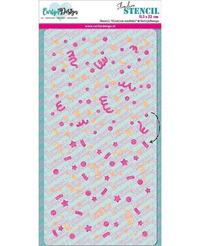 Carlijn Design Stencil Slimline Confetti (CDSC-0016) Carlijn Design Stencil Slimline Confetti (CDSC-0016)