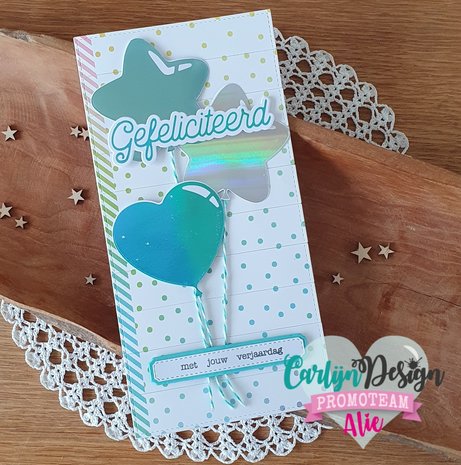 Carlijn Design Hot Foil Gefeliciteerd (CDHF-0014)