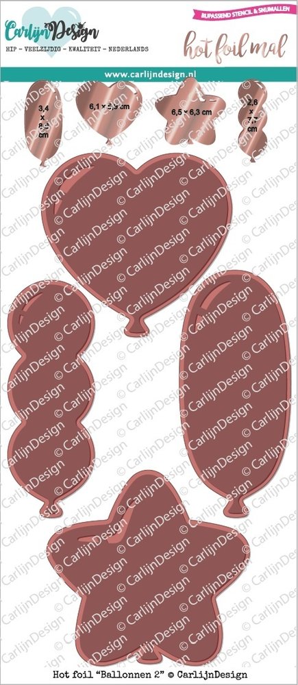 Carlijn Design Hot Foil Ballonnen 2 (CDHF-0015)
