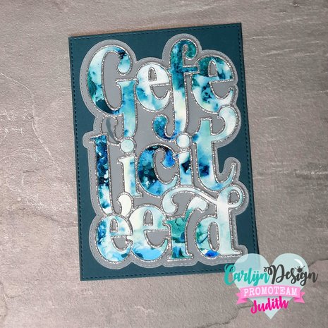 Carlijn Design Snijmal A6 Gefeliciteerd (CDSN-0123) Carlijn Design Snijmal A6 Gefeliciteerd (CDSN-0123)