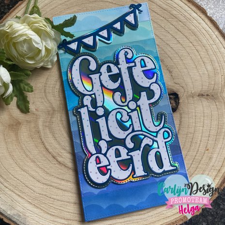 Carlijn Design Snijmal A6 Gefeliciteerd (CDSN-0123) Carlijn Design Snijmal A6 Gefeliciteerd (CDSN-0123)