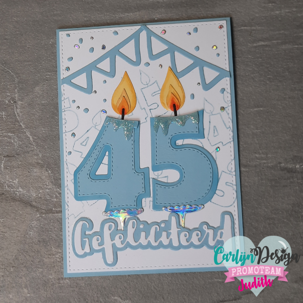 Carlijn Design Snijmal Kaarsjes Cijfer 5 (CDSN-0133)