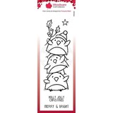 Woodware Singles Robin Stack Clear Stamp (FRS412)