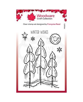 Woodware Singles Winter Trees Clear Stamp (FRS871) Woodware Singles Winter Trees Clear Stamp (FRS871)