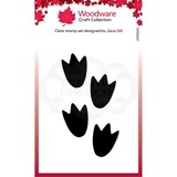 Woodware Singles Mini Penguin Feet Clear Stamp (JGM024)