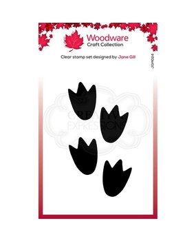 Woodware Singles Mini Penguin Feet Clear Stamp (JGM024) Woodware Singles Mini Penguin Feet Clear Stamp (JGM024)