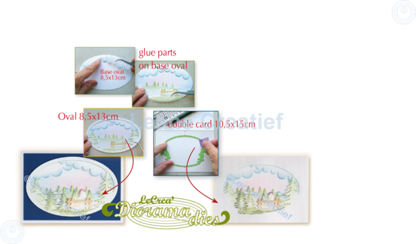 Leane Creatief Snijmal Diorama Winter Landscape (45.7552) Leane Creatief Snijmal Diorama Winter Landscape (45.7552)