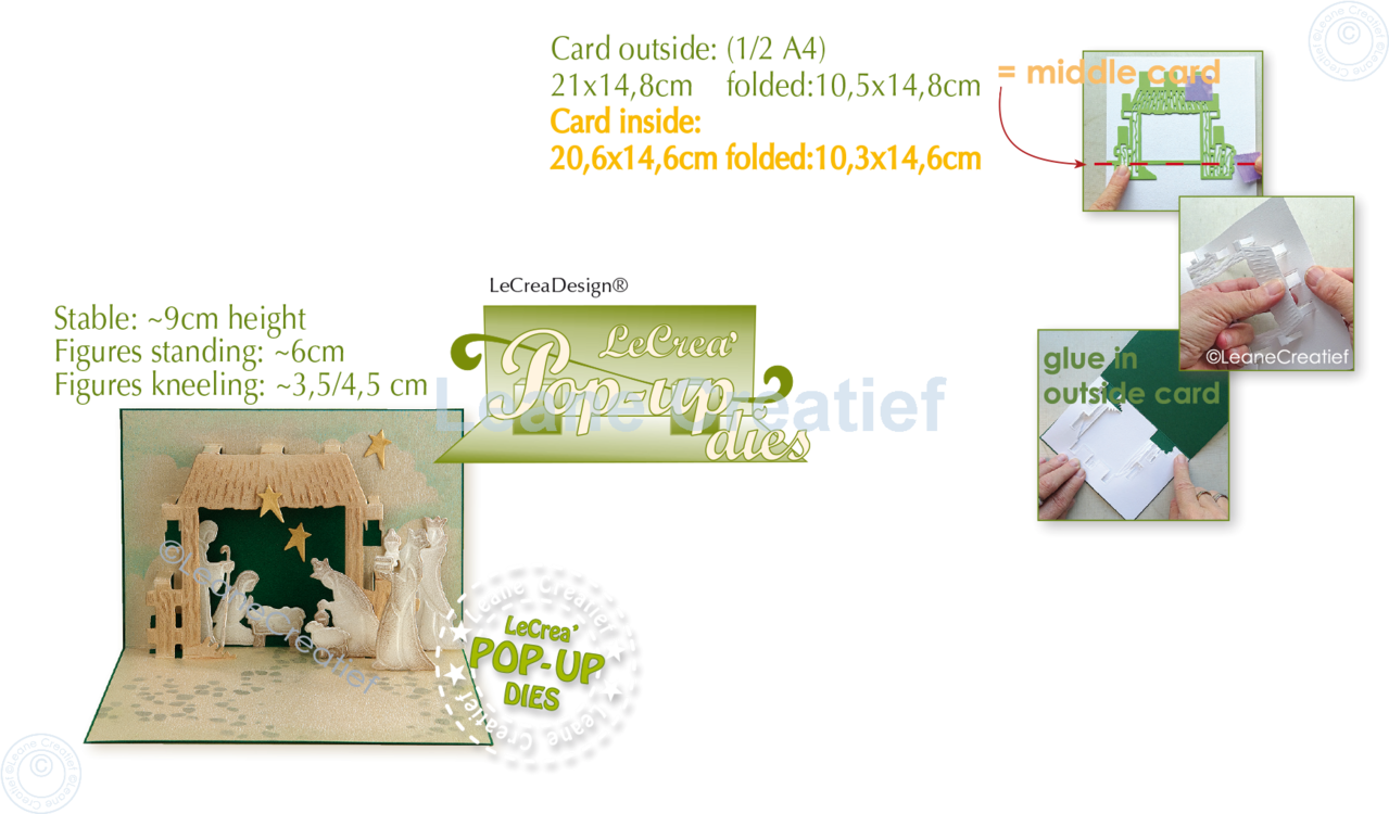 Leane Creatief Snijmal Nativity Scene (45.7576) Leane Creatief Snijmal Nativity Scene (45.7576)