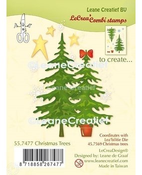 Leane Creatief Christmas Tree Clear Stamps (55.7477)