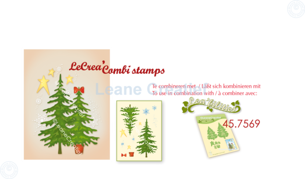 Leane Creatief Christmas Tree Clear Stamps (55.7477) Leane Creatief Christmas Tree Clear Stamps (55.7477)