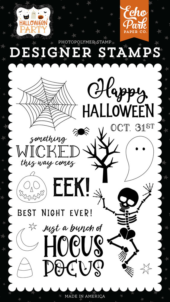 Echo Park Halloween Party Something Wicked Clear Stamps (HP250043) Echo Park Halloween Party Something Wicked Clear Stamps (HP250043)
