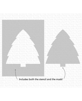 My Favorite Things Christmas Tree Background Stencil (ST-161) My Favorite Things Christmas Tree Background Stencil (ST-161)