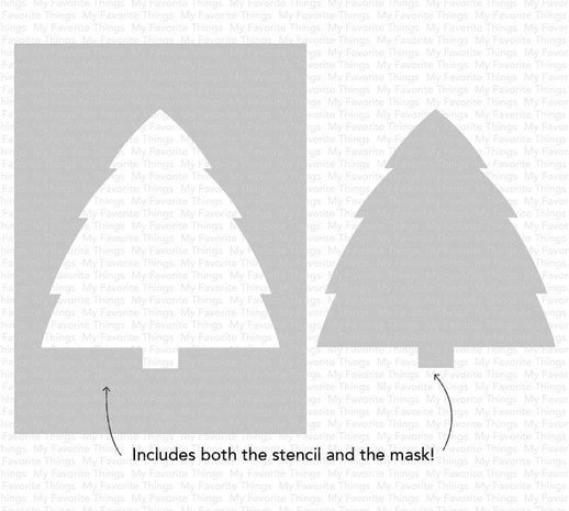 My Favorite Things Christmas Tree Background Stencil (ST-161) My Favorite Things Christmas Tree Background Stencil (ST-161)