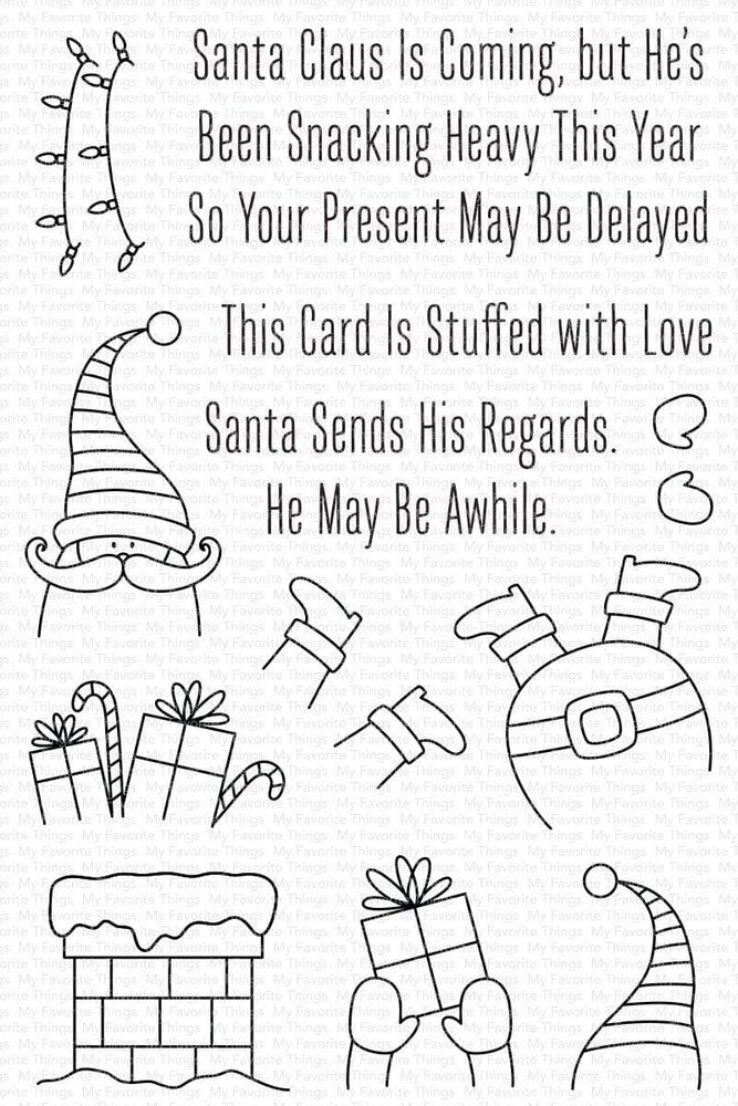 My Favorite Things Stuffed Santa Clear Stamps (CS-596) My Favorite Things Stuffed Santa Clear Stamps (CS-596)