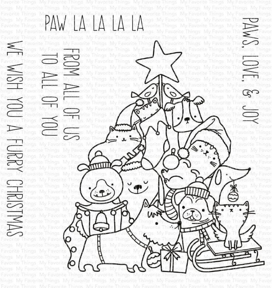 My Favorite Things Paw La La La La Clear Stamps (CS-607) My Favorite Things Paw La La La La Clear Stamps (CS-607)