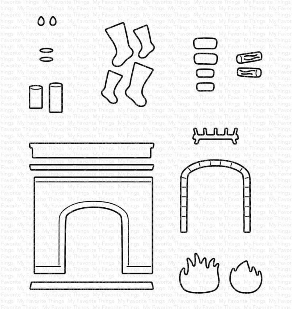 My Favorite Things Die-namics Fireplace (MFT-2093) My Favorite Things Die-namics Fireplace (MFT-2093)