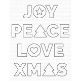 My Favorite Things Die-namics Joy, Peace, Love (MFT-2104)