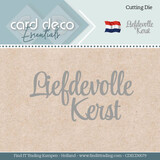 Card Deco Snijmal Liefdevolle Kerst (CDECD0079)