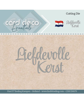 Card Deco Snijmal Liefdevolle Kerst (CDECD0079)