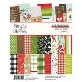 Simple Stories Make it Merry 6x8 Inch Paper Pad (15714)