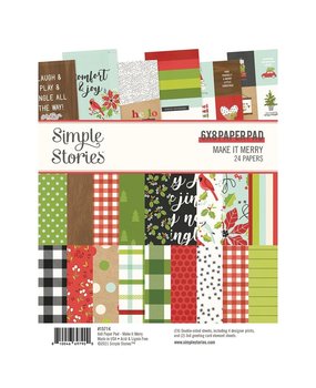 Simple Stories Make it Merry 6x8 Inch Paper Pad (15714)