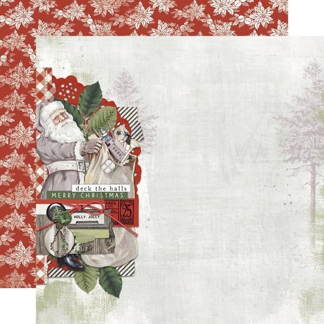 Simple Stories Simple Vintage Rustic Christmas 12x12 Inch Collector's Essential Kit (16036)